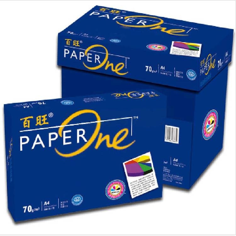 百旺（PAPERONE）A4 70克 复印纸 5包/箱 蓝包装 图文专供