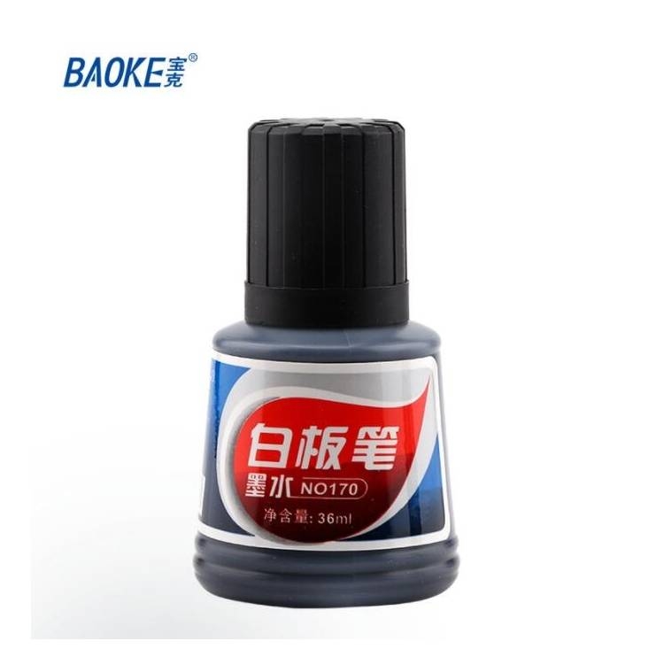 宝克(BAOKE)NO170 白板笔补充墨水 黑色 36ml/瓶