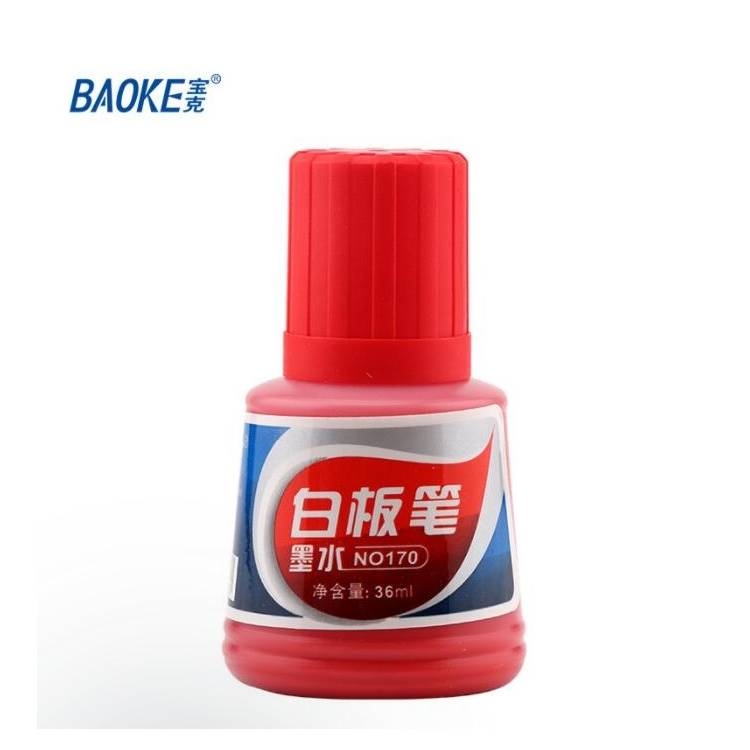 宝克(BAOKE)NO170 白板笔补充墨水 红色 36ml/瓶